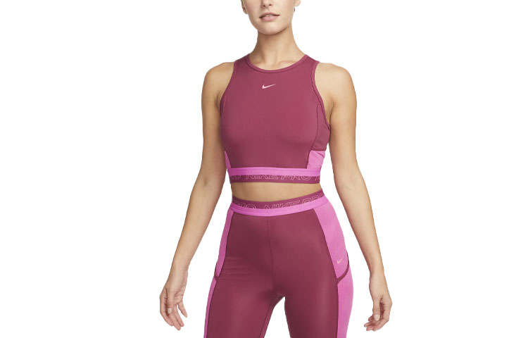 Nike Nike Sleeveless Sports Shirts Women's Fuchsia Other