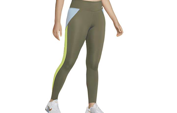 Nike Nike Sports Pants Women's Medium Olive Green Moderate