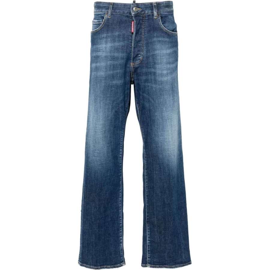 DSQUARED 2 Dsquared2 Logo Patch Flared Jeans