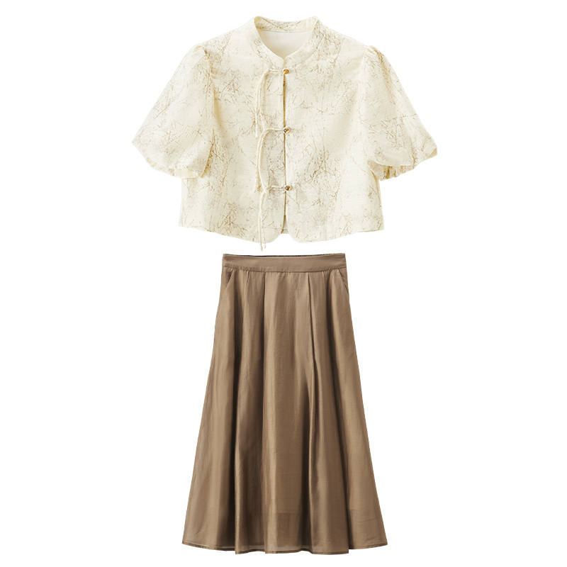 XIANGYING Skirt Set Women's Clothing