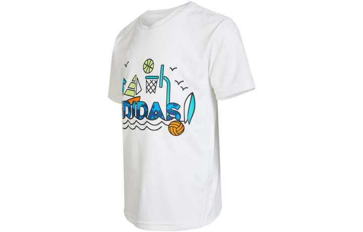 Adidas Adidas Kids T Shirts Crew Neck Moderate
