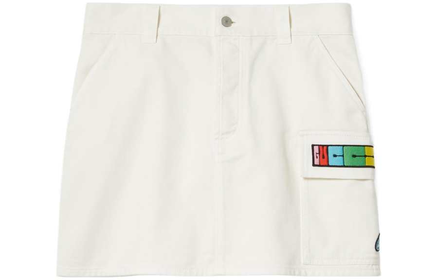 GUCCI SS24 Casual Short Skirts Women's White