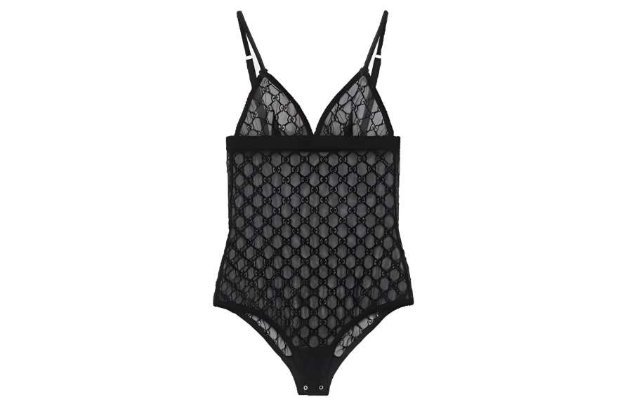 GUCCI SS20 One piece Swimsuit Women's Black