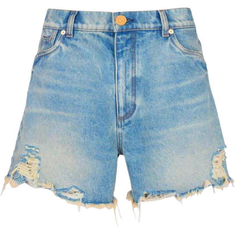 BALMAIN BALMAIN Distressed Denim Shorts