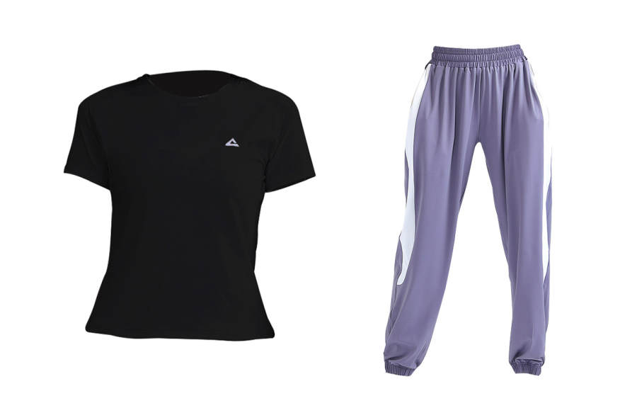PEAK Fitness Sets Women's Crew Neck Thin
