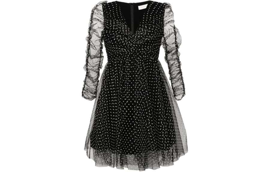 Zimmermann SS24 Long Sleeved Dress Women's Black