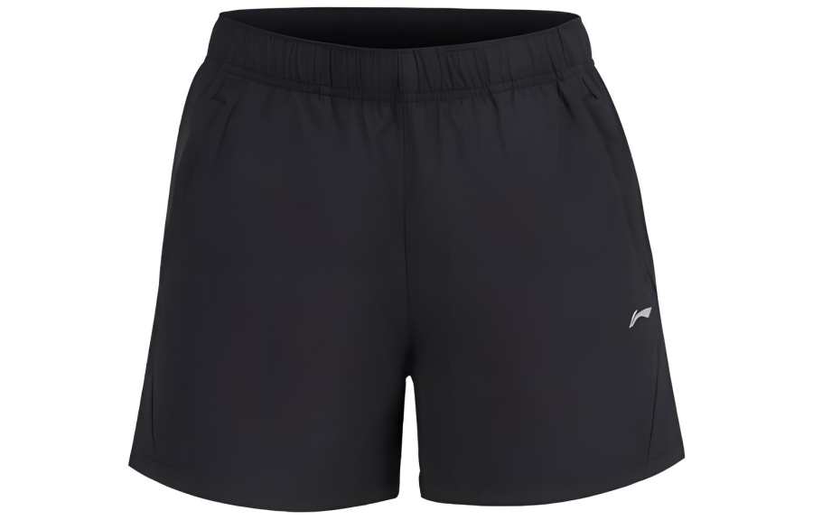 Li-Ning Li Ning Sports Shorts Women's Black Moderate Knitted Shorts