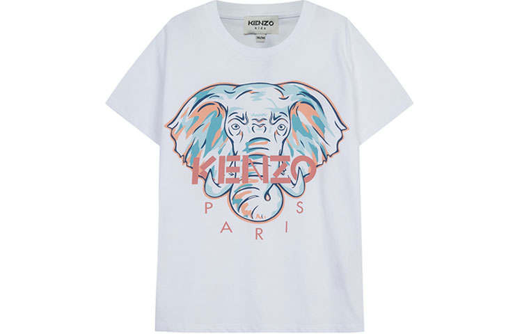 KENZO Kids T Shirts Crew Neck Moderate