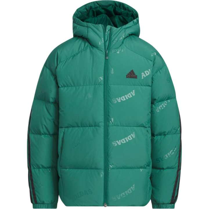 Adidas Adidas ALLOVER PRINT Down Jacket Teenagers Forest Green