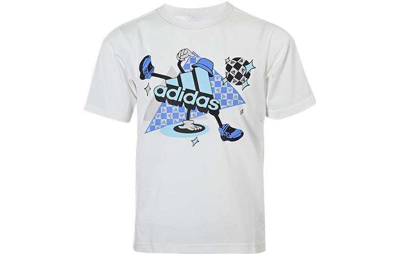 Adidas Adidas Kids T Shirts Crew Neck Moderate