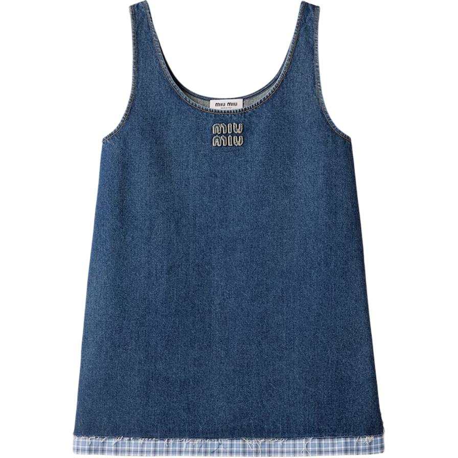 MIU MIU Sleeveless Denim Dress