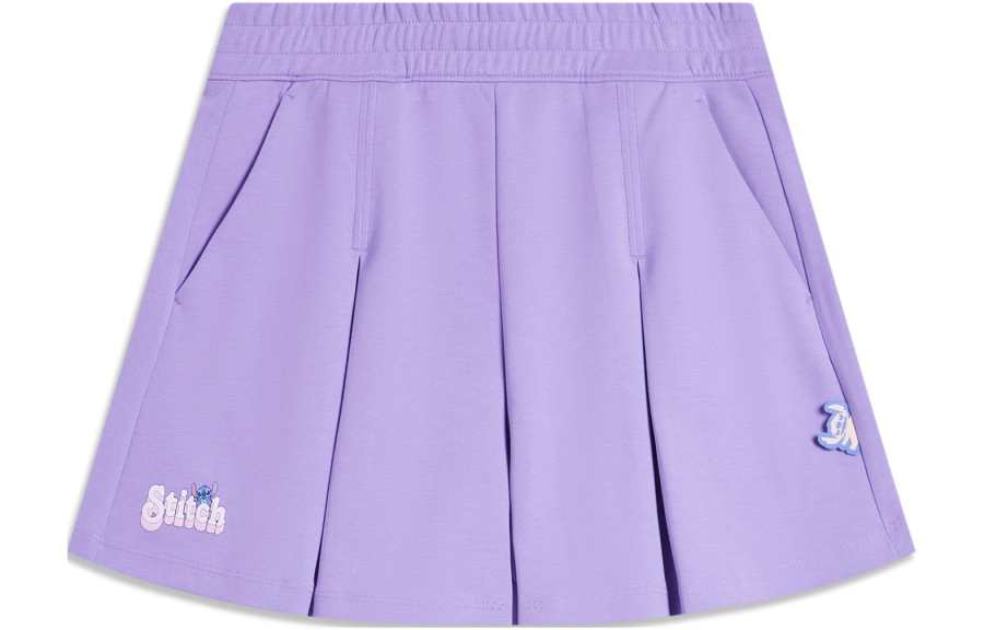 Li-Ning Li Ning Disney Casual Short Skirts Women's Light Iris Purple