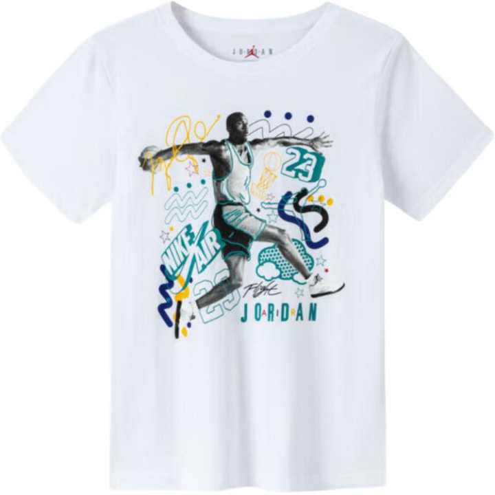 Jordan Jordan T Shirt Pure White Kids'
