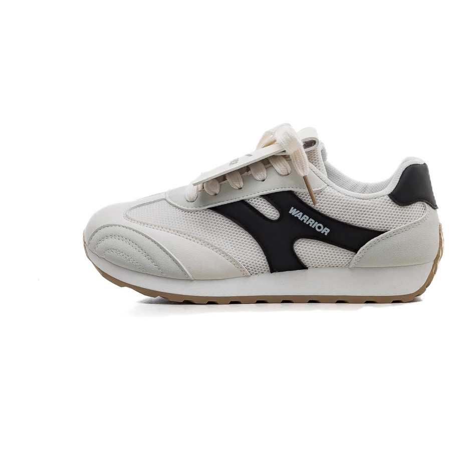 Warrior Breathable And Lightweight Low top Casual Shoes Women's Beige Black