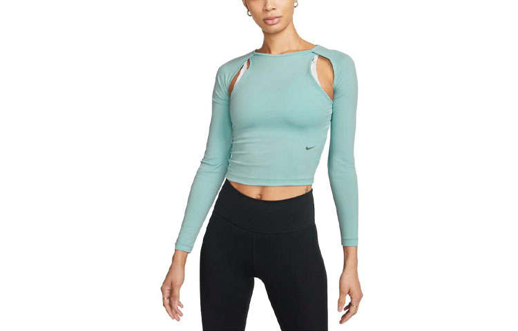 Nike Nike Fitness Clothing Women's Pink/Blue Moderate Straight Fit