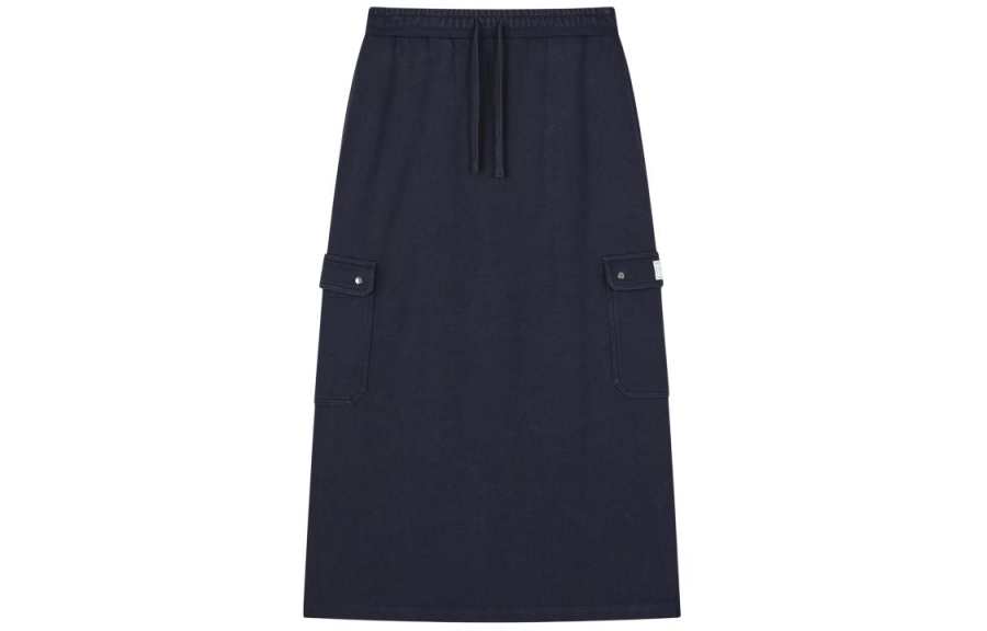 GAP Casual Long Skirt Women's Navy Blue