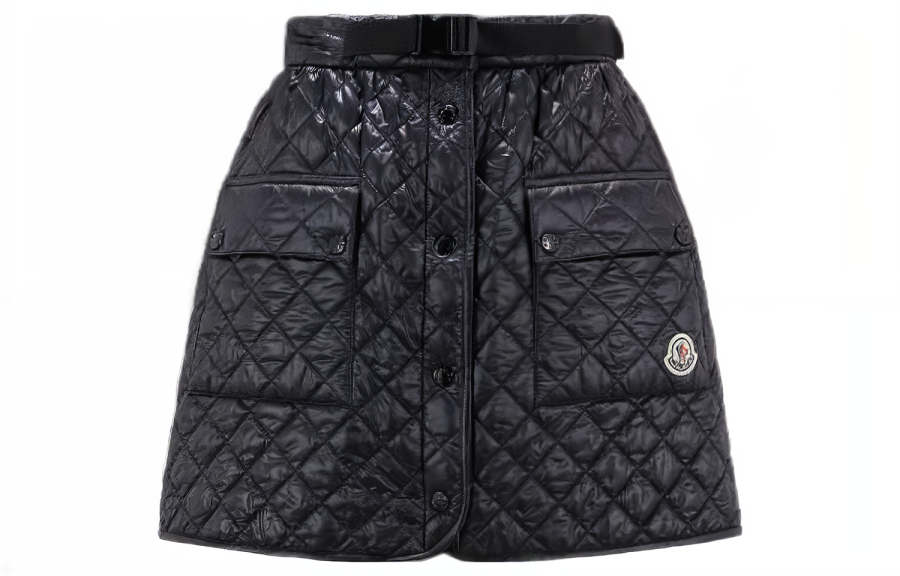 Moncler Casual Short Skirts Women's Black Moderate Short Other