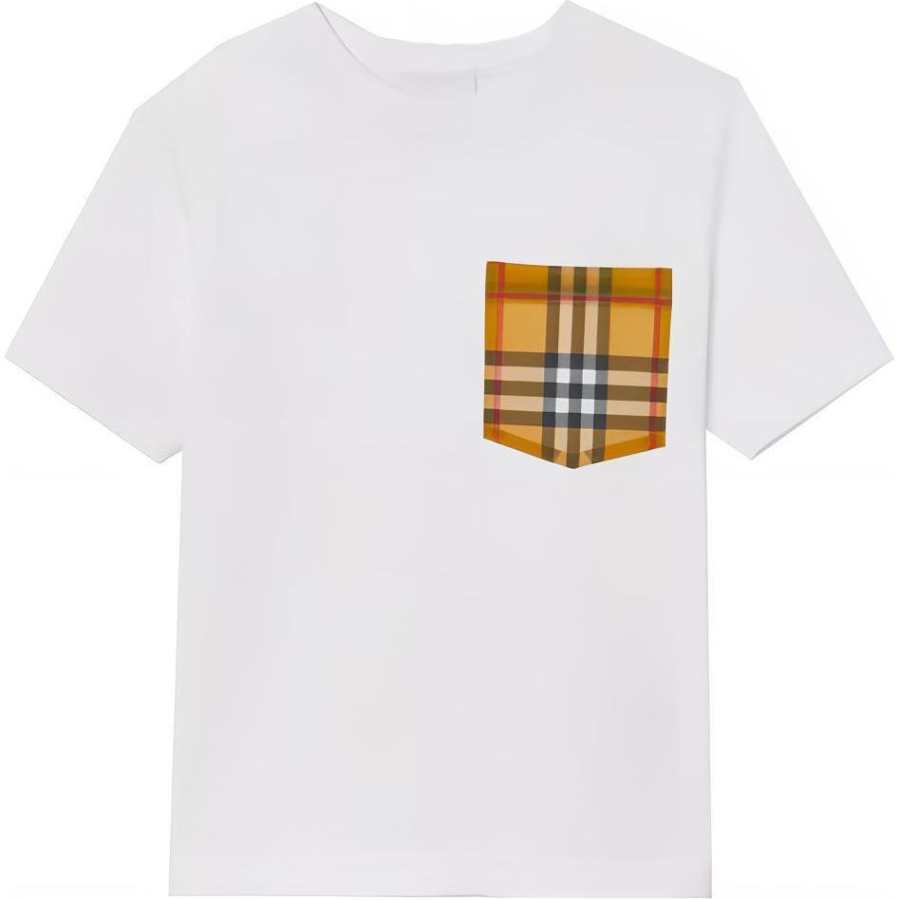 Burberry Kids T Shirts Crew Neck Moderate