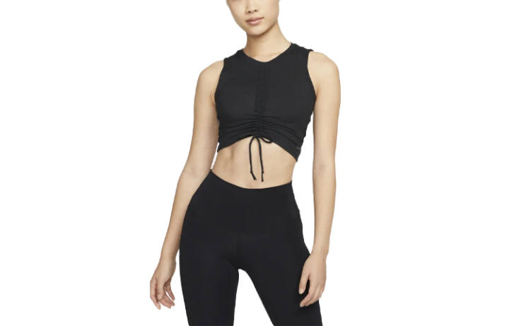 Nike Nike Sleeveless Sports Shirts Women's Black Lace Up