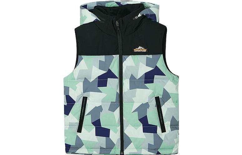 Skechers Vest Stroll Irregular Shape Camouflage Sapphire Blue Kids'