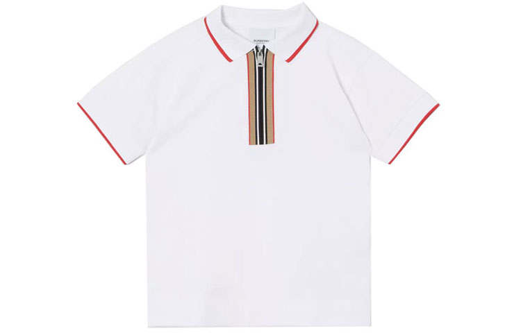 Burberry Kids T Shirts Polo Collar Moderate
