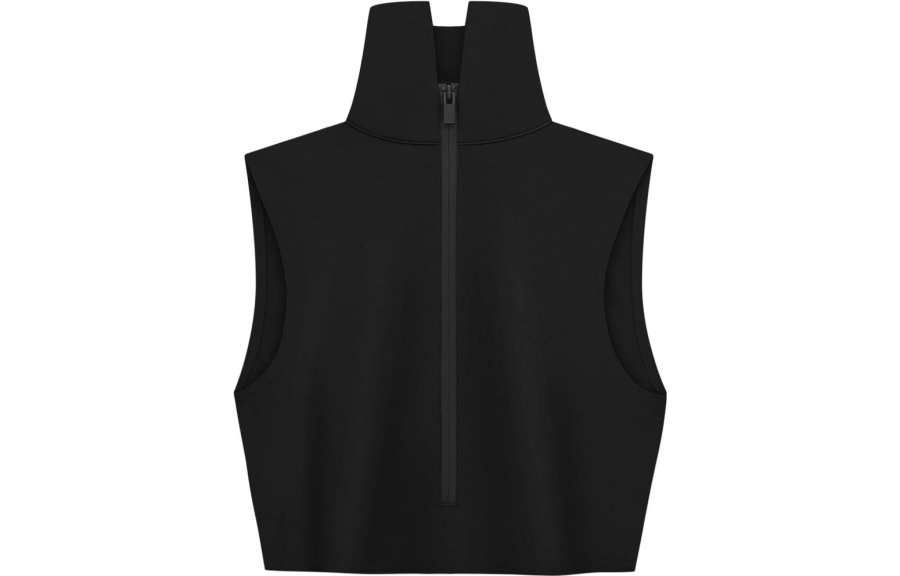 Fear Of God Adidas X Fear Of God Athletics Women's High Neck Crop Top Black