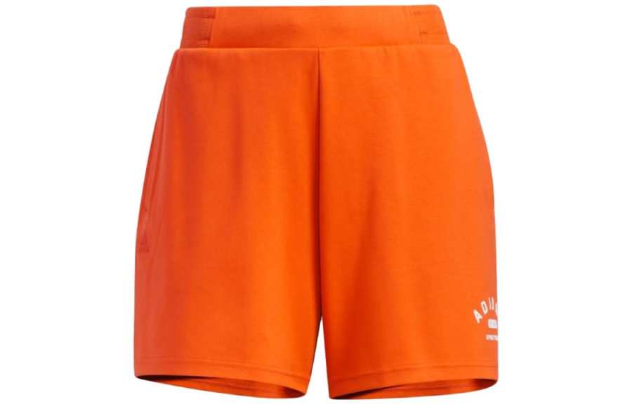 Adidas Adidas Sports Shorts Women's Old Red Moderate Knitted Shorts
