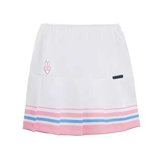 CORALIAN Casual Short Skirts Women's White