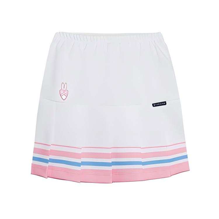 CORALIAN Casual Short Skirts Women's White