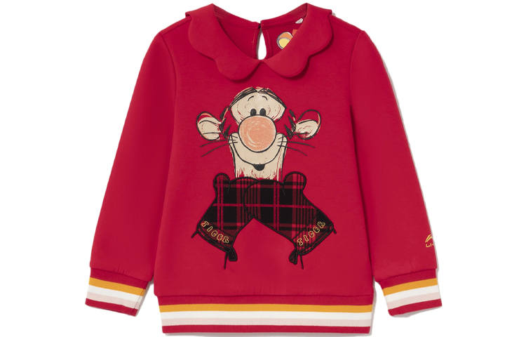 Li-Ning Li Ning YOUNG x Disney Sweatshirt Sports Life Collection Red Kids'