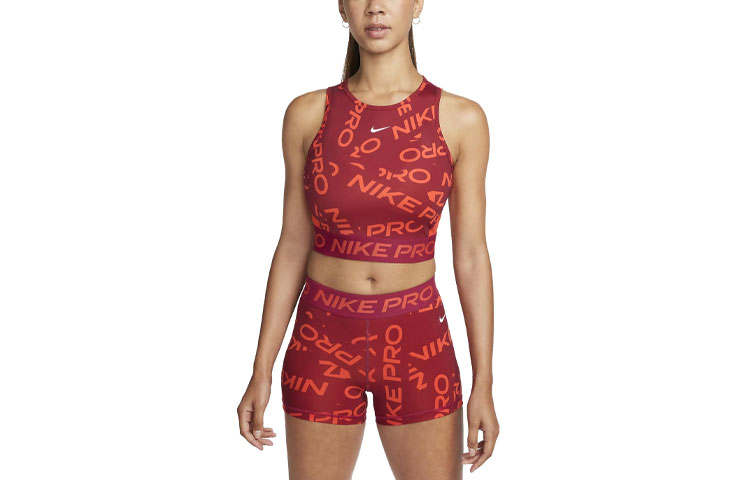 Nike Nike Sleeveless Sports Shirts Women's Noble Red Other