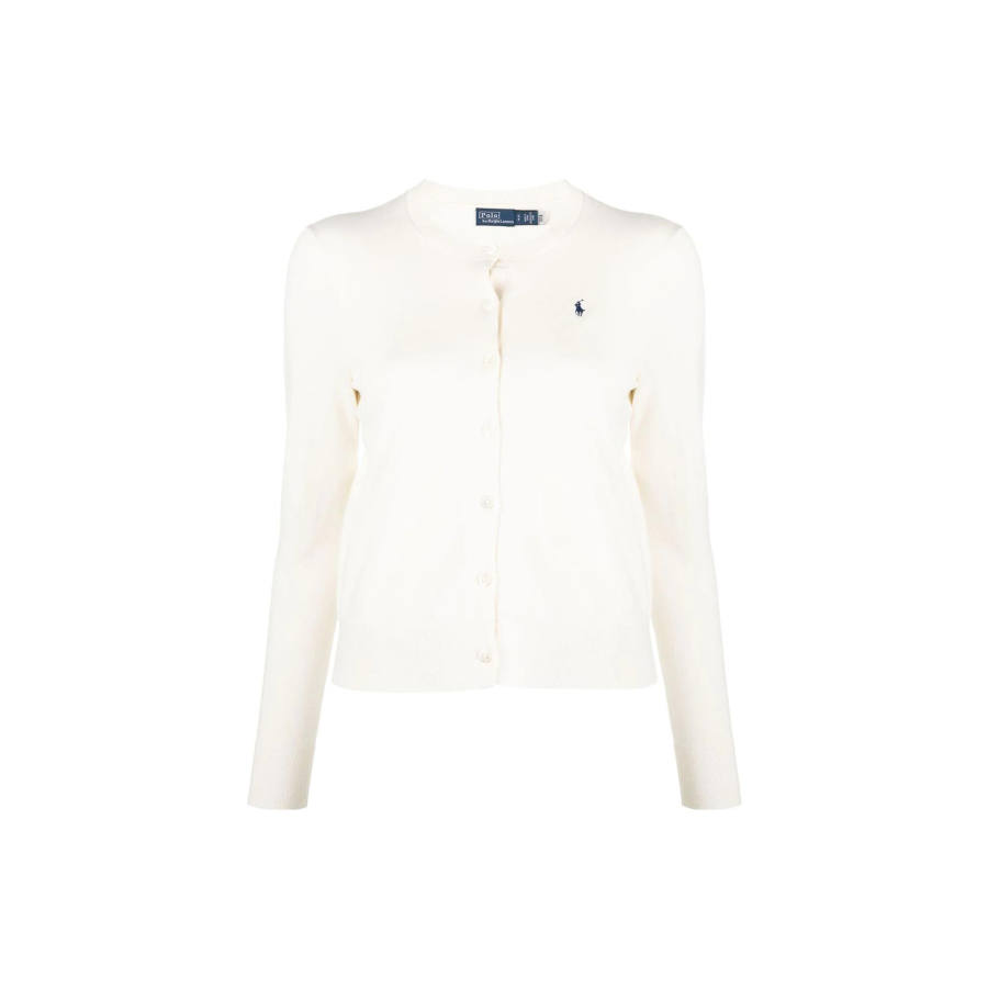 Polo Ralph Lauren SS23 Knitwear Loose Fit Women's Cream White