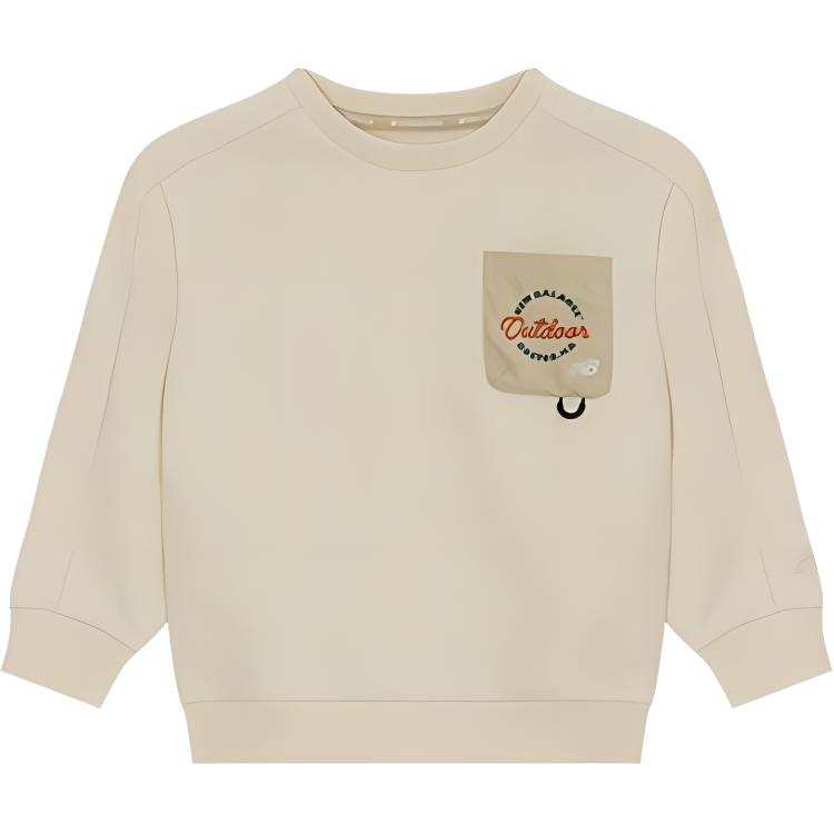 New Balance New Balance NB Sweatshirt Cream Children Aged 3 7 Years Old