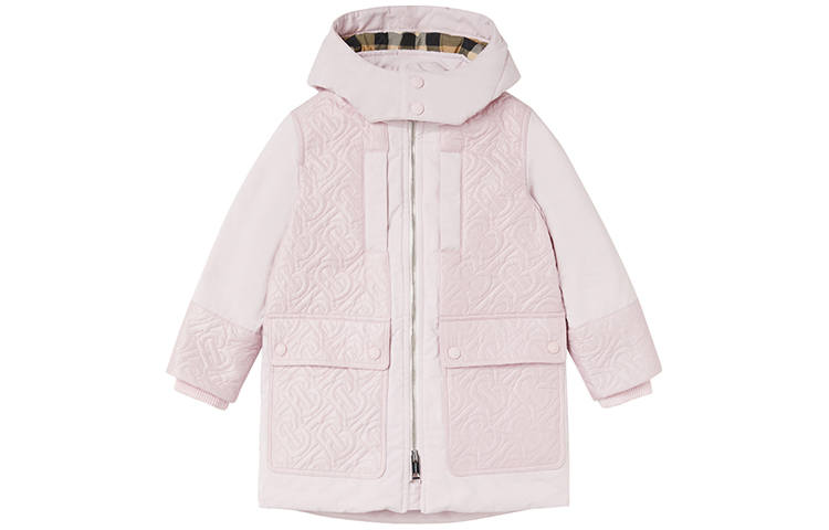 Burberry Down Jacket Kids' Winter, Girls, Pink