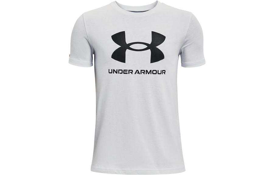 Under Armour Sportstyle T Shirt Gray Kids'