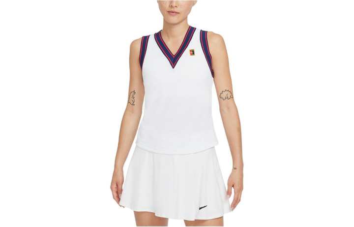 Nike Nike Sleeveless Sports Shirts Women's White Other