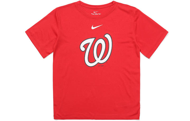 Nike Nike Short Sleeved T Shirts Red Kids'