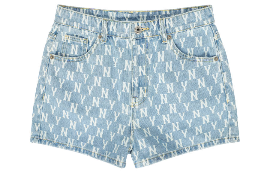 MLB MLB Denim Shorts Women's Light Blue