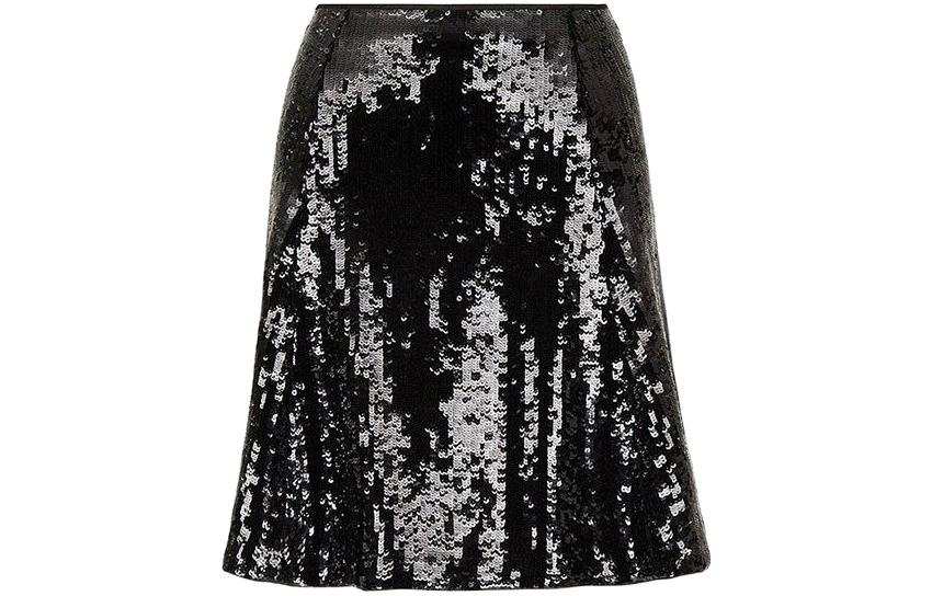 EMPORIO ARMANI FW22 Casual Short Skirts Women's Black