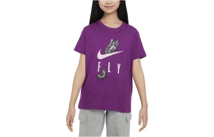 Nike Nike T Shirt Kids' Apparel Sportswear Purple Kids'