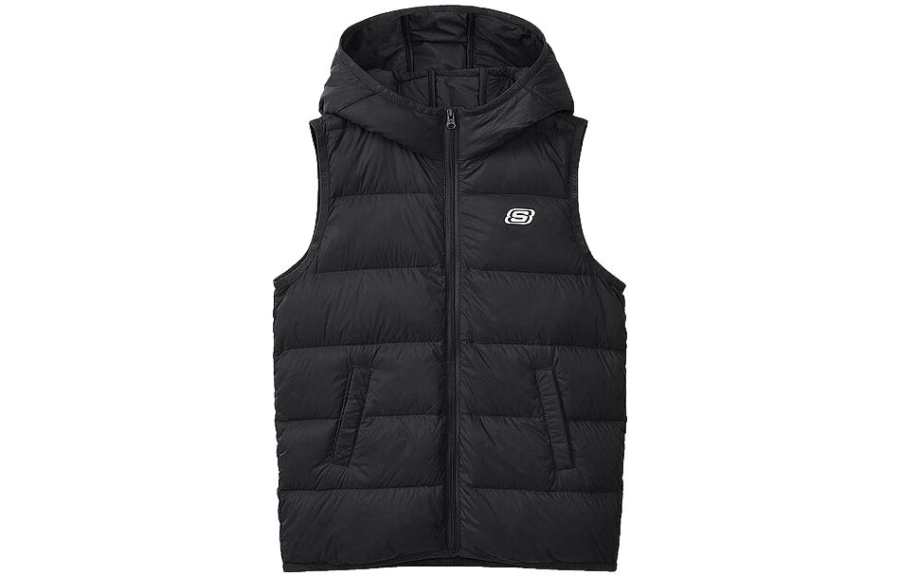 Skechers Kids Down Vests Hooded Thin