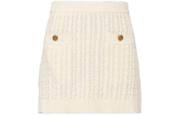 PRADA PRADA SS23 Casual Short Skirts Women's Ivory White