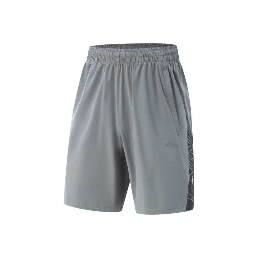 Li-Ning Li Ning Fitness Series Casual Shorts Men's Elegant Gray