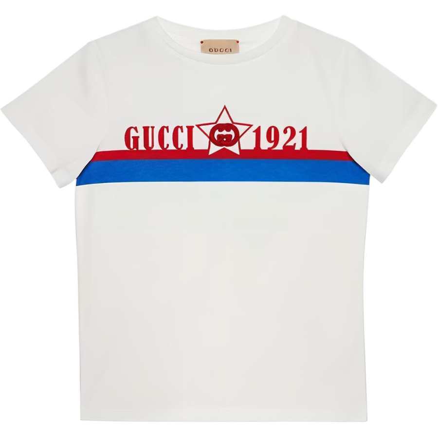 GUCCI Kids T Shirts Crew Neck Moderate