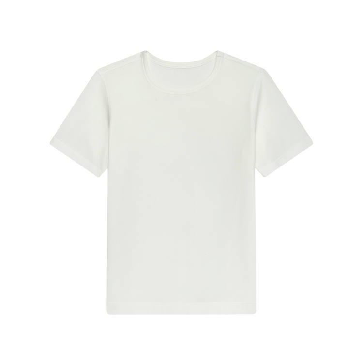 Nice Rice Crew Neck Comfortable Soft Lightweight Breathable Short Sleeved T Shirts Minimalist Style