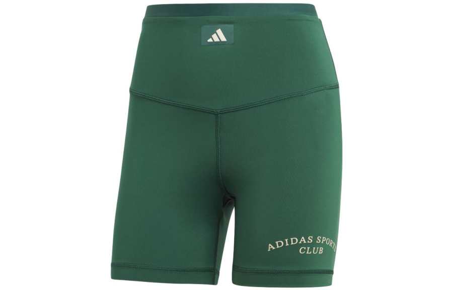 Adidas Adidas Sports Shorts Women's Green Moderate Tight Pants