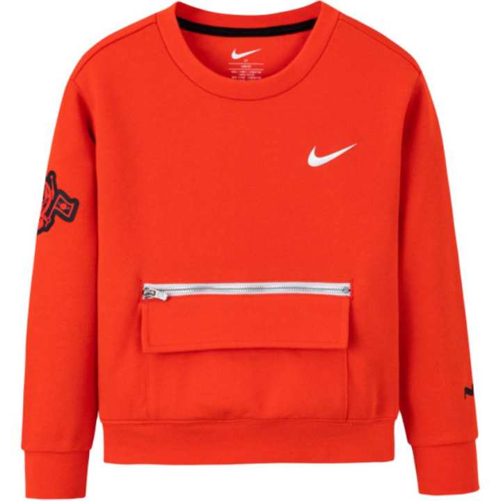 Nike Nike Sweatshirt Spicy Orange Red Children Aged 3 7 Years Old