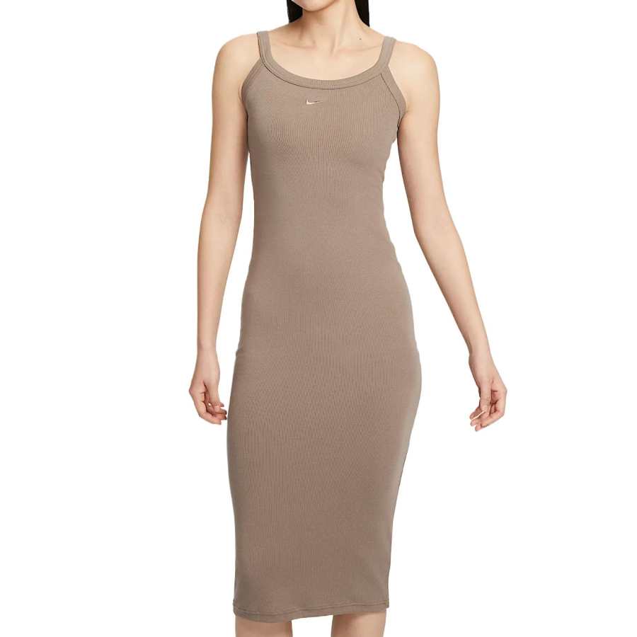 Nike Nike SwooshSportswear Chill Knit Golji Sleeveless Dress Women's Umber