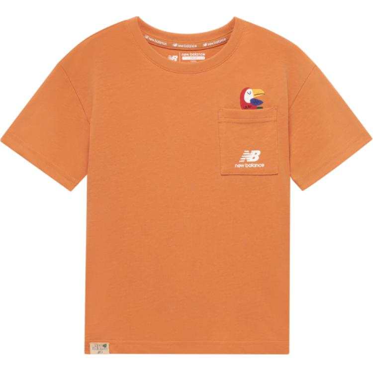 New Balance New Balance T Shirt Orange Red Kids'