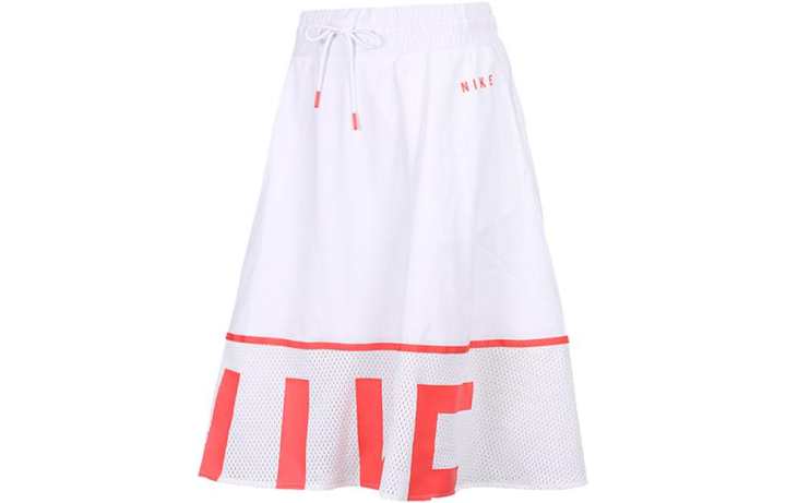 Nike Nike Casual Long Skirts Women's White Moderate Mid Length A Line Skirt